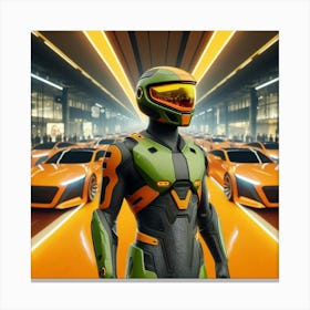 Futuristic Man 226 Canvas Print