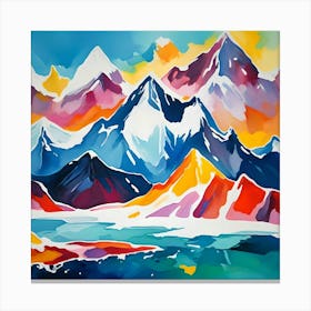 NEON ANTARTICA Canvas Print