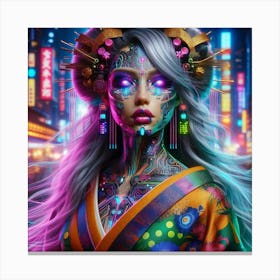 Asian Girl 9 Canvas Print