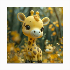 Giraffes Canvas Print