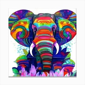 Elephant Painting Canvas Print