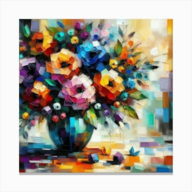 Flowers In A Vase 24 Canvas Print