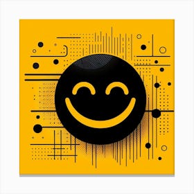 Smiley Face 23 Canvas Print