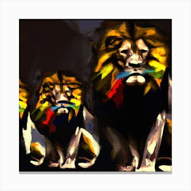 Lion's mane Canvas Print
