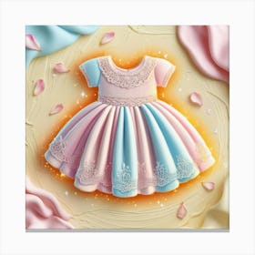 Baby Dress Canvas Print