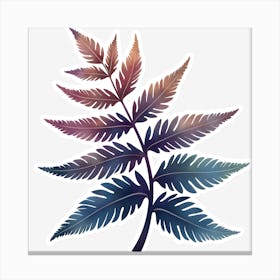 Fern Leaf Canvas Print