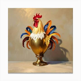 Golden Rooster 2 Canvas Print