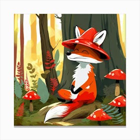 A small fox 6 Canvas Print
