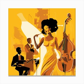 Jazz Music Canvas Print