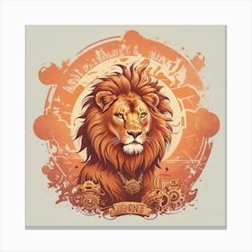 Steampunk Lion 1 Canvas Print