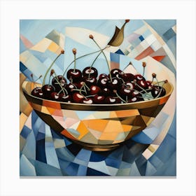 Cherries In A Bowl 1 Canvas Print