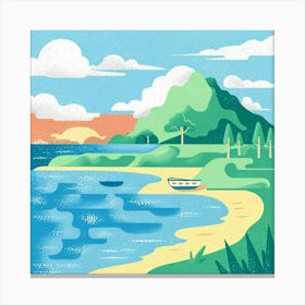 Hawaiian Beach Canvas Print