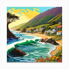 California Coast  Canvas Print