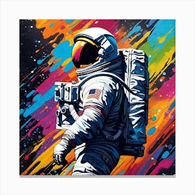 Astronaut In Space 6 Canvas Print