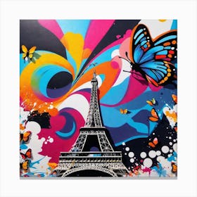 Paris Eiffel Tower 63 Canvas Print