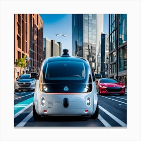 Self - Driving Car Canvas Print