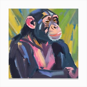 Chimpanzee 01 Canvas Print