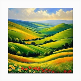 Landscape Painting 148 Canvas Print