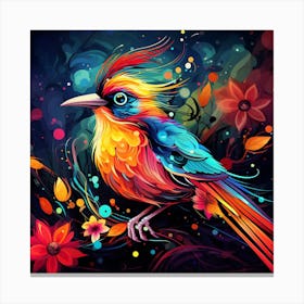 Colorful Bird 5 Canvas Print