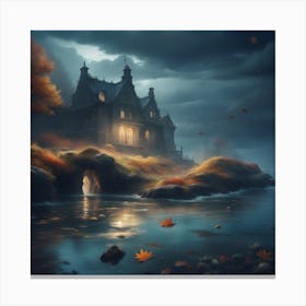 Haunted House 16 Canvas Print