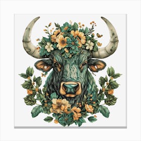 Taurus Zodiac Sign 1 Canvas Print