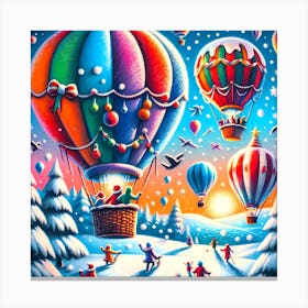 Super Kids Creativity:Hot Air Balloons Canvas Print