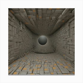 Tunnel - Tunnel Stock Videos & Royalty-Free Footage Canvas Print