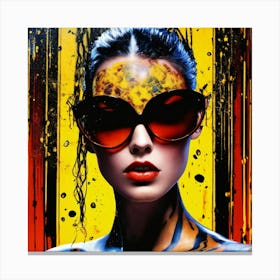 60 S Pop Color Shot Photography Canvas Print