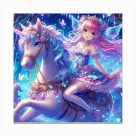 Fairy Unicorn Canvas Print