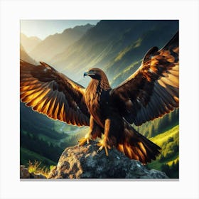 Golden Eagle 12 Canvas Print