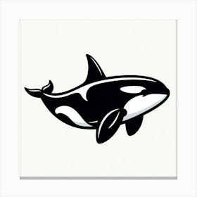 Orca Whale 1 Canvas Print