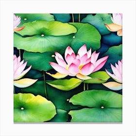 Lotus Flower 74 Canvas Print