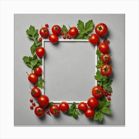 Frame Of Tomatoes 18 Canvas Print