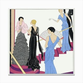 Deco Women Canvas Print