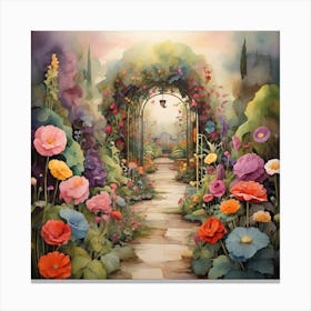 Garden Path 14 Canvas Print