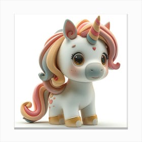 Unicorn Figurine 83 Canvas Print