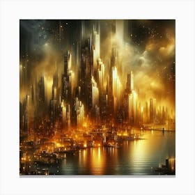 Futuristic City 177 Canvas Print