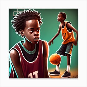 Basketball Player 4 Canvas Print