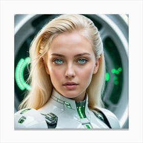 Futuristic Woman 5 Canvas Print