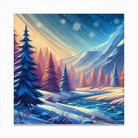 Winter Landscape 5 Canvas Print