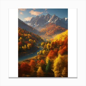 Autumn In The Mountains 8 Canvas Print