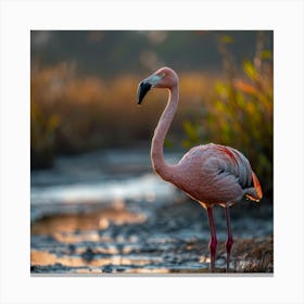 Flamingo 51 Canvas Print