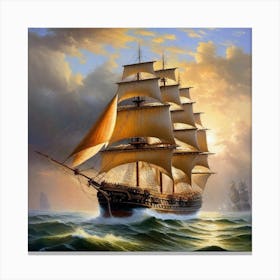 Sailing Ship 2 Canvas Print