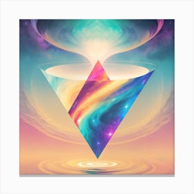 Rainbow Triangle Canvas Print