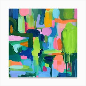 Abstract Park Collection St Stephens Green Dublin 4 Canvas Print