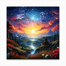 Beautiful Sunset Canvas Print