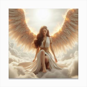 Angel Stock Videos & Royalty-Free Footage 1 Canvas Print