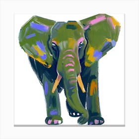 African Forest Elephant 04 Canvas Print