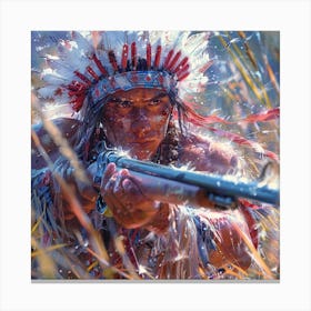 Indian Warrior 1 Canvas Print