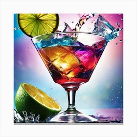 Colorful Cocktail 1 Canvas Print